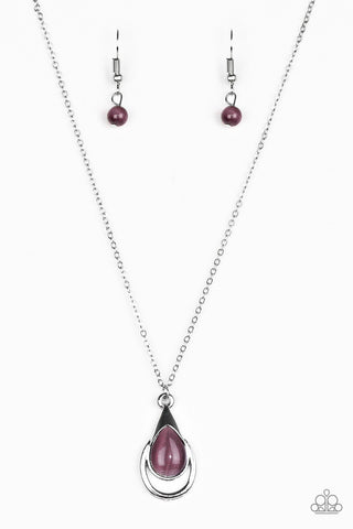 Just Drop It Purple Paparazzi Necklace