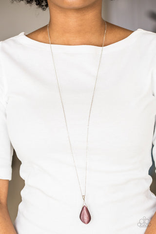 Friends in GLOW Places Purple Paparazzi Necklace