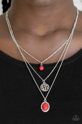Southern Roots Red Paparazzi Necklace