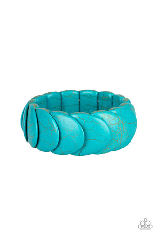 Nomadic Nature Blue Paparazzi Bracelet