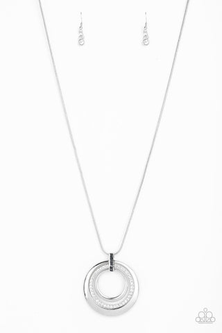 Gather Around Gorgeous White Paparazzi Necklace