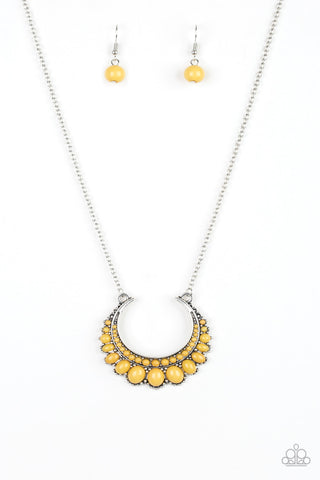 Count to Zen Yellow Paparazzi Necklace