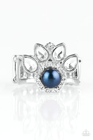 Crown Coronation Blue Paparazzi Ring