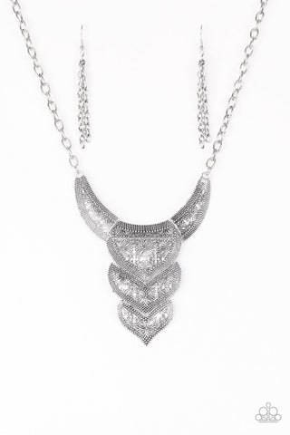 Texas Temptress Silver Paparazzi Necklace