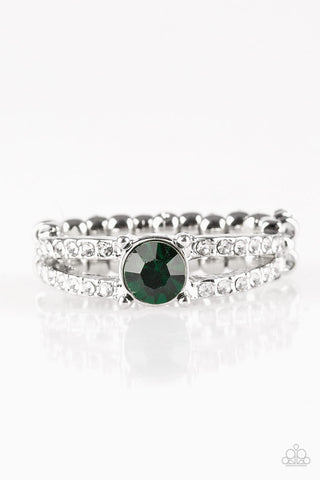 Dream Sparkle Green Paparazzi Ring