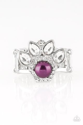 Crown Coronation Purple Paparazzi Ring