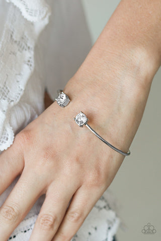 New Traditions White Paparazzi Bracelet