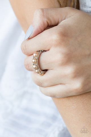 Mermaid Mamba Brown Paparazzi Ring