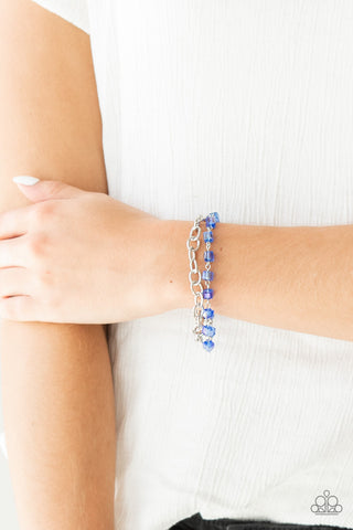 Life of the Block Party Blue Paparazzi Bracelet