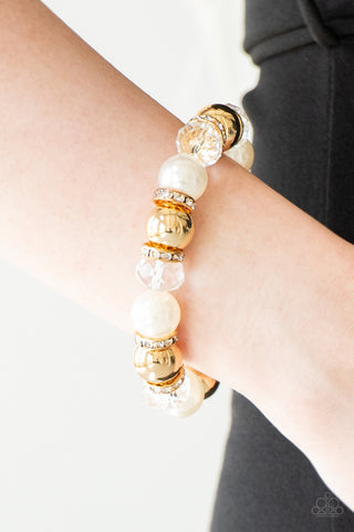 Camera Chic White Paparazzi Bracelet