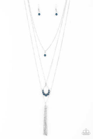 Be Fancy Blue Paparazzi Necklace