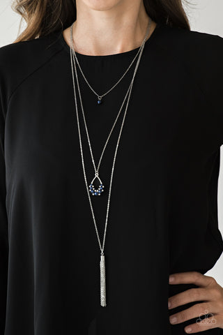 Be Fancy Blue Paparazzi Necklace