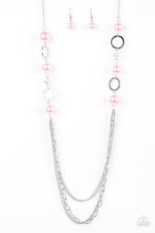 It's about SHOWTIME! Pink Paparazzi Necklace