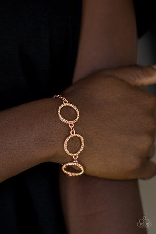Dress the Part Copper Paparazzi Bracelet