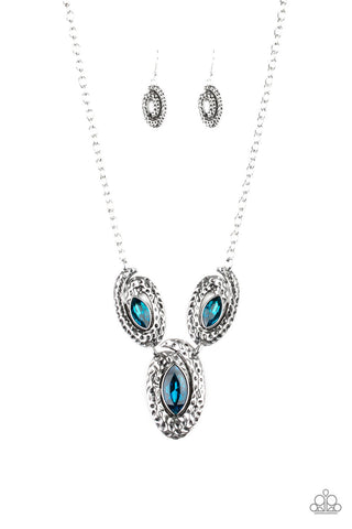 Metro Mystique Blue Paparazzi Necklace