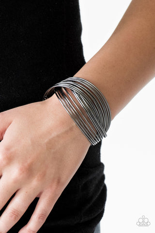 Urban Glam Black Paparazzi Bracelet