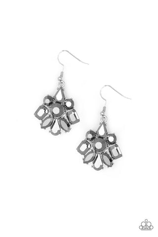 Fiercely Famous Silver Paparazzi Earrings