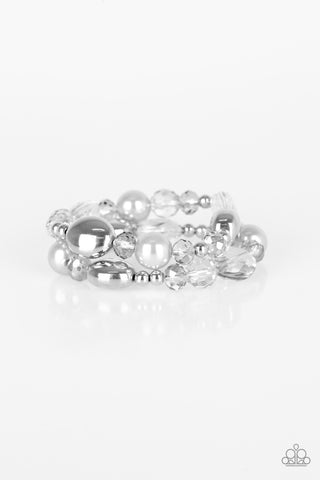 Downtown Dazzle Silver Paparazzi Bracelet