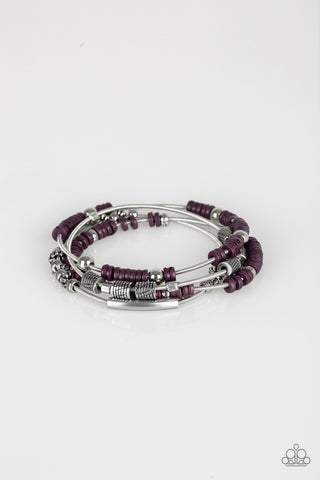 Tribal Spunk Purple Paparazzi Bracelet