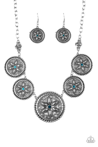 Written in the STAR LILIES Blue Paparazzi Necklace