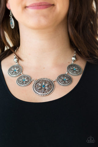 Written in the STAR LILIES Blue Paparazzi Necklace
