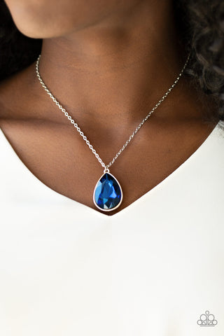 So Obvious Blue Paparazzi Necklace