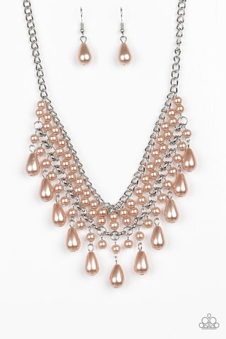 The Guest List Brown Paparazzi Necklace