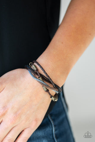 Forest Front Runner Brown Paparazzi Bracelet