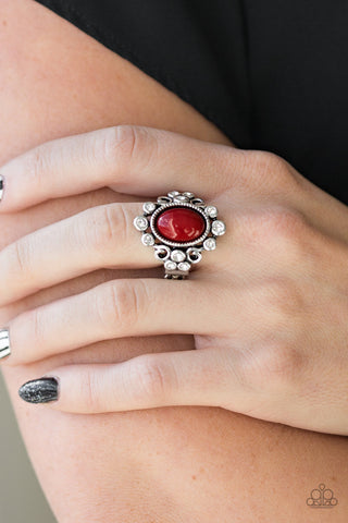 Noticeably Notable Red Paparazzi Ring