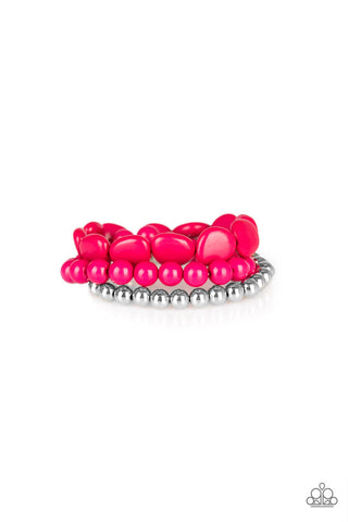 Color Venture Pink Paparazzi Bracelet