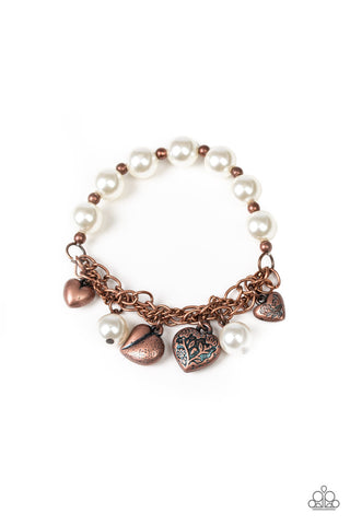 More Amour Copper Paparazzi Bracelet
