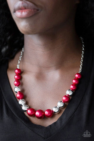 Take Note Red Paparazzi Necklace