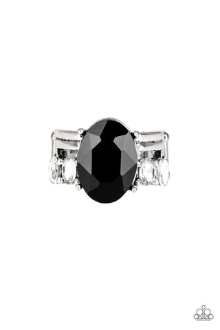Shine Bright Like a Diamond Black Paparazzi Ring