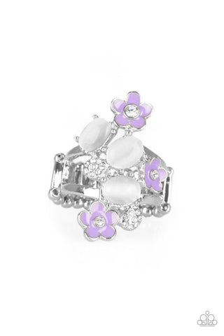 Daisy Delight Purple Paparazzi Ring