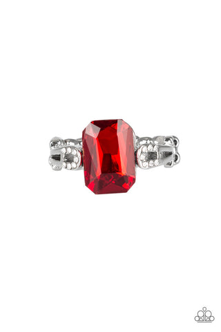 Feast Your Eyes Red Paparazzi Ring