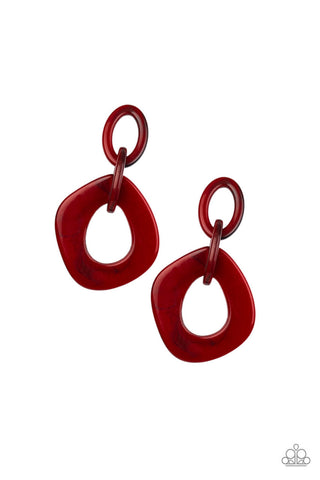 Torrid Tropicana Red Paparazzi Earrings