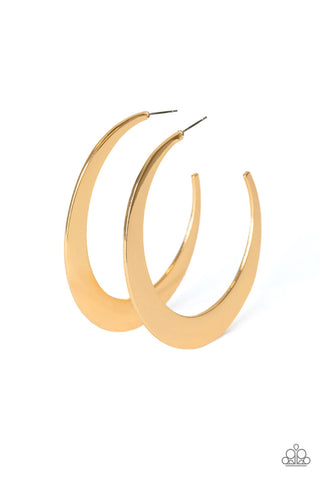 Moon Beam Gold Paparazzi Earrings