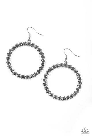 Enlighten Me Silver Paparazzi Earrings