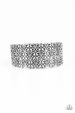 Eat Your Heart Out Silver Paparazzi Bracelet