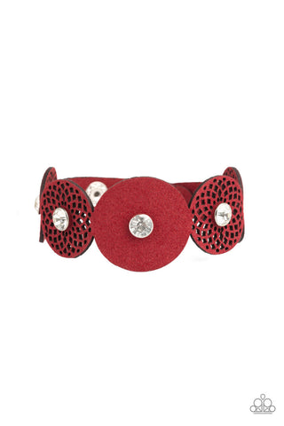 Poppin Popstar Red Paparazzi Bracelet