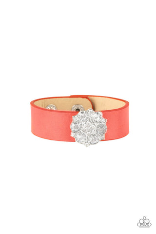 Show-Stopper Orange Paparazzi Bracelet