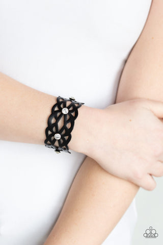 Runaway Radiance Black Paparazzi Bracelet