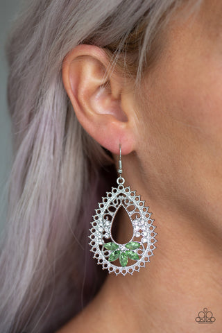 Instant REFLECT Green Paparazzi Earrings