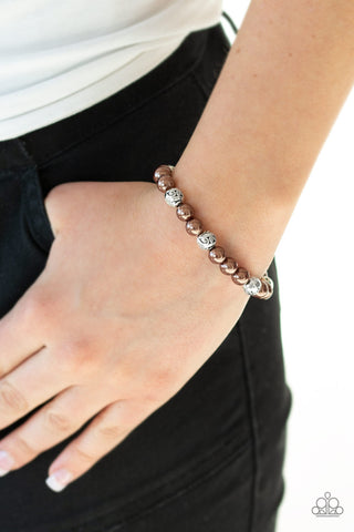 Poised for Perfection Brown Paparazzi Bracelet
