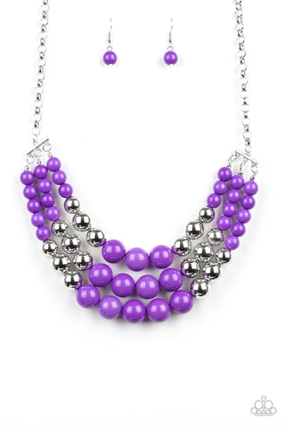 Dream Pop Purple Paparazzi Necklace