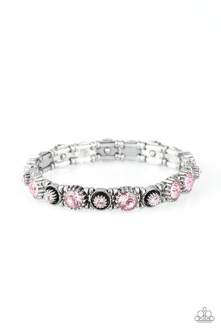 Heavy on the Sparkle Pink Paparazzi Bracelet