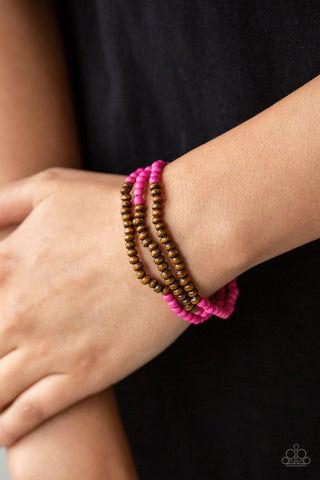 Woodland Wanderer Pink Paparazzi Bracelet