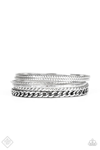 Mayan Mix Silver Paparazzi Bracelet