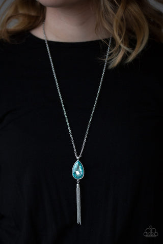 Elite Shine Blue Paparazzi Necklace