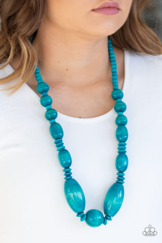 Summer Breezin Blue Paparazzi Necklace